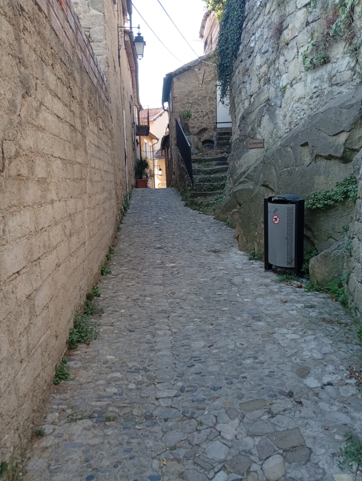 Ruelle pavée du village de Coaraze